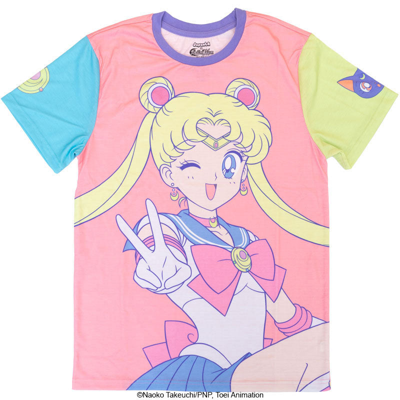 Street Fashion Hats - Sailor Moon Usagi T-Shirt mit zwinkerndem