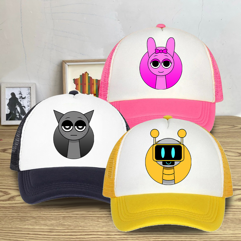 Street Fashion Hats - Sprunki Sommer Mesh Baseball Cap Jungen