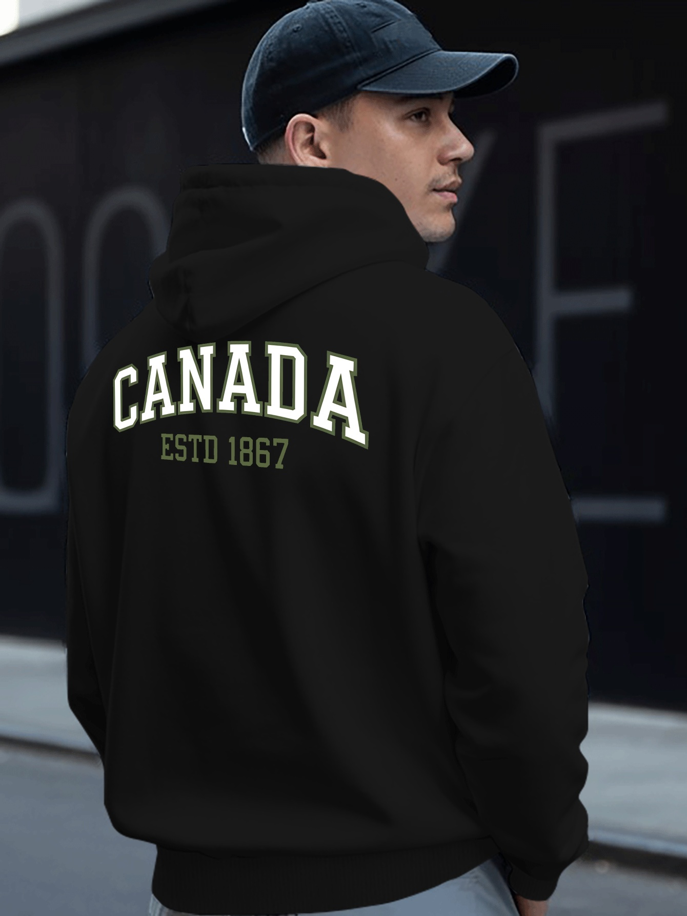 Street Fashion Canada - CANADA ESTD 1867 Herren-Sweatshirt Hoodie Locker