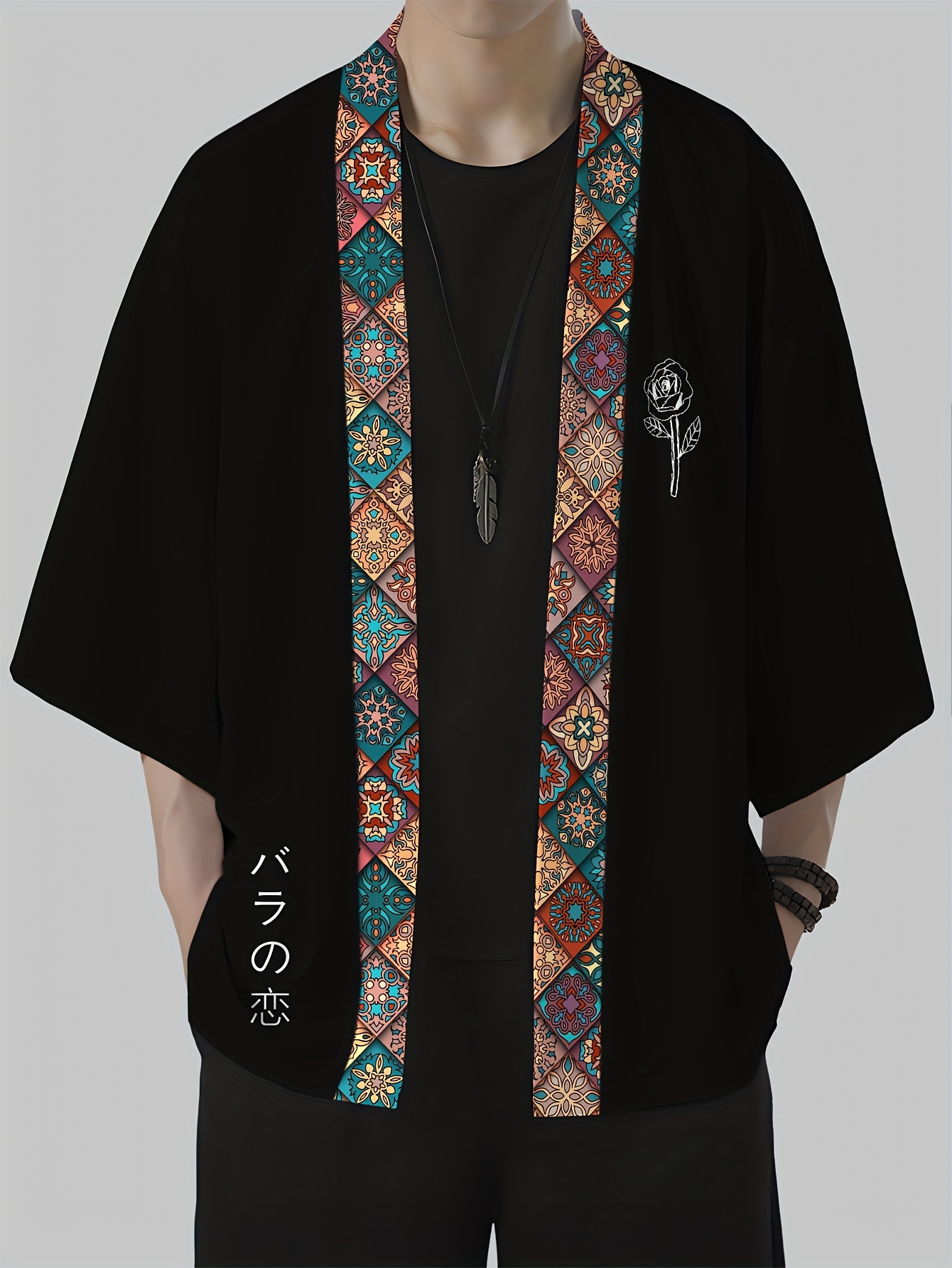 Street Fashion Kimono - 2026 Sommer Herren Kimono mit 3D-Druckdesign