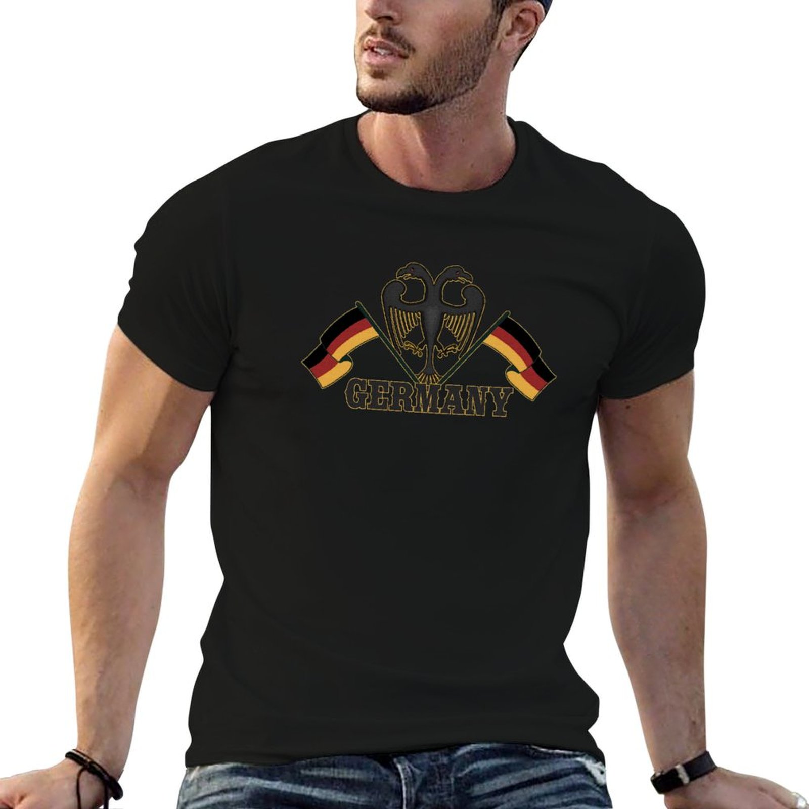 Street Fashion Germany - Flagge von Deutschland, patriotisches Geschenk-T-Shirt aus
