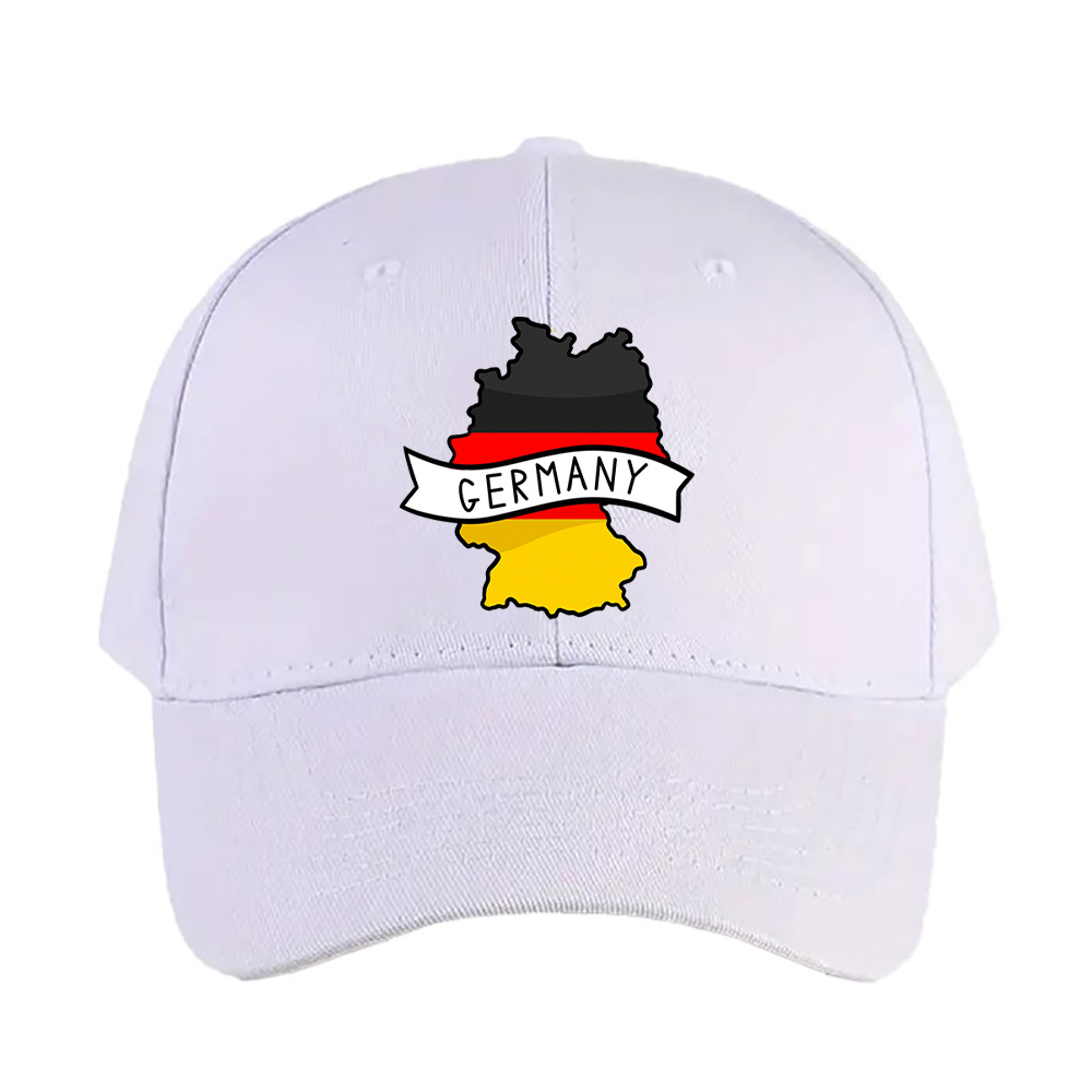 Street Fashion Germany - Baseballmütze mit Deutschland-Flagge und Karte für