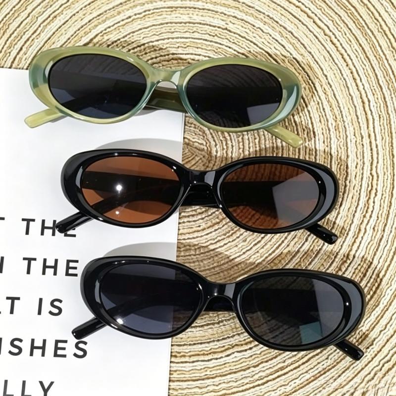 Street Fashion Photo - Retro Ovale Sonnenbrille für Männer und