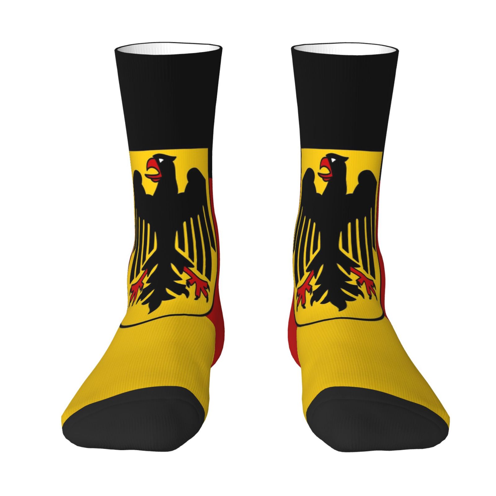 Street Fashion Germany - Socken mit Flaggenmuster von Deutschland, Retro-Mode,