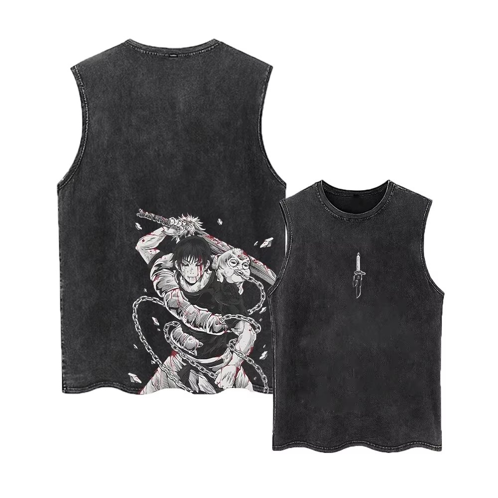 Street Fashion Hats - 2026 Jujutsu Kaisen Sommer Gym Weste