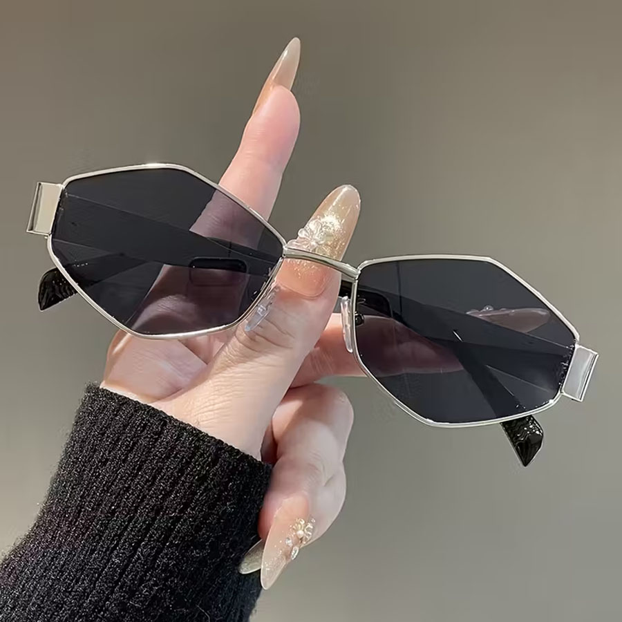 1 Paar trendige Retro-Modebril – Street Fashion Pose Bewertung und Preis