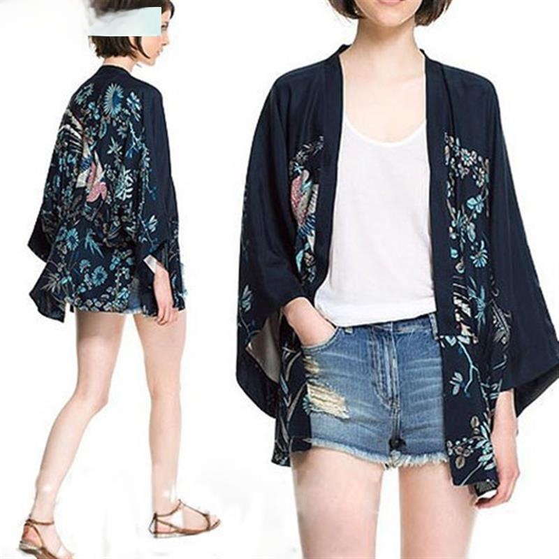 Damen Seiden-Kimono Cardigan i – Street Fashion Kimono Bewertung und Preis