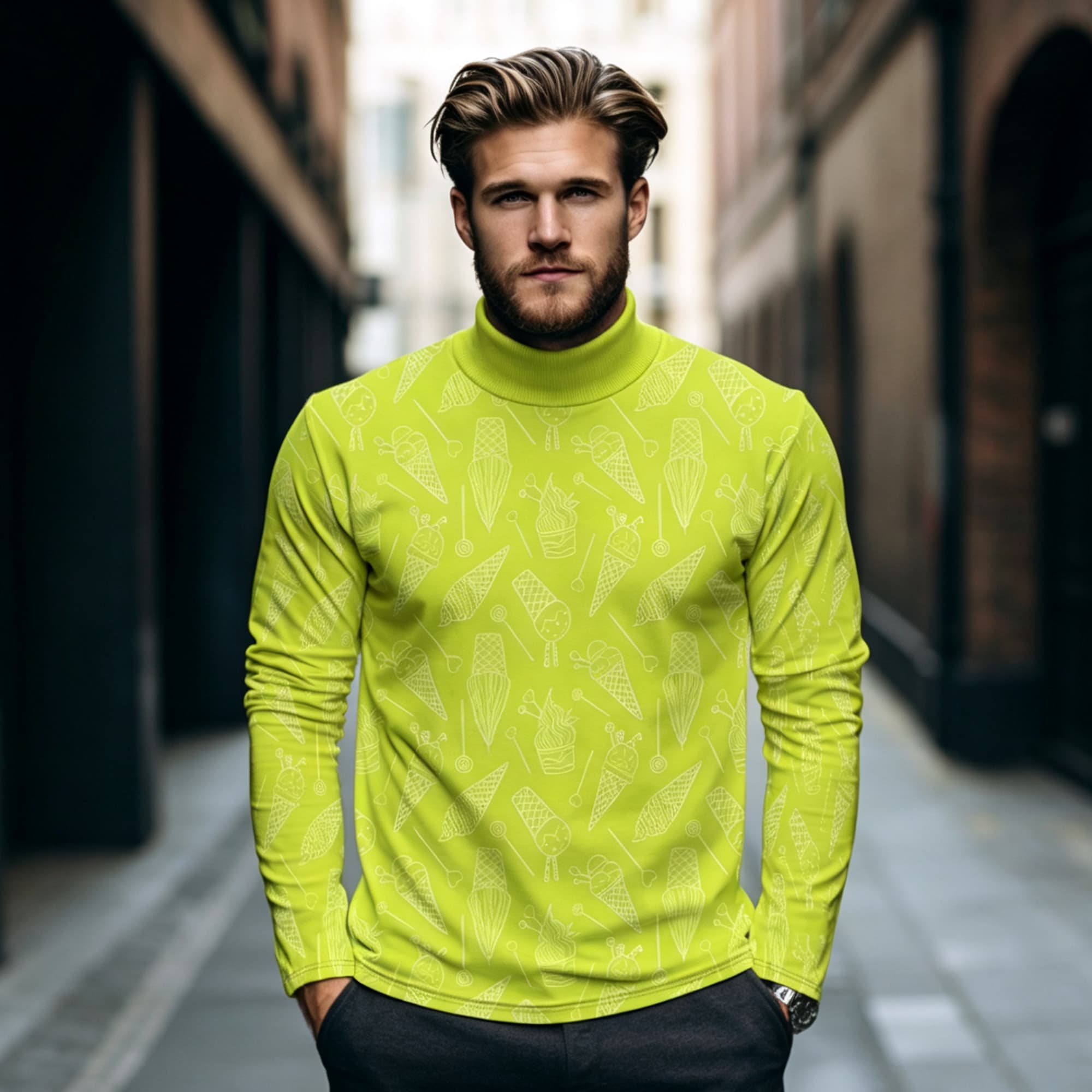 Neuartiges Dessert-Grafik-Hemd – Fashion Streetwear Bewertung und Preis