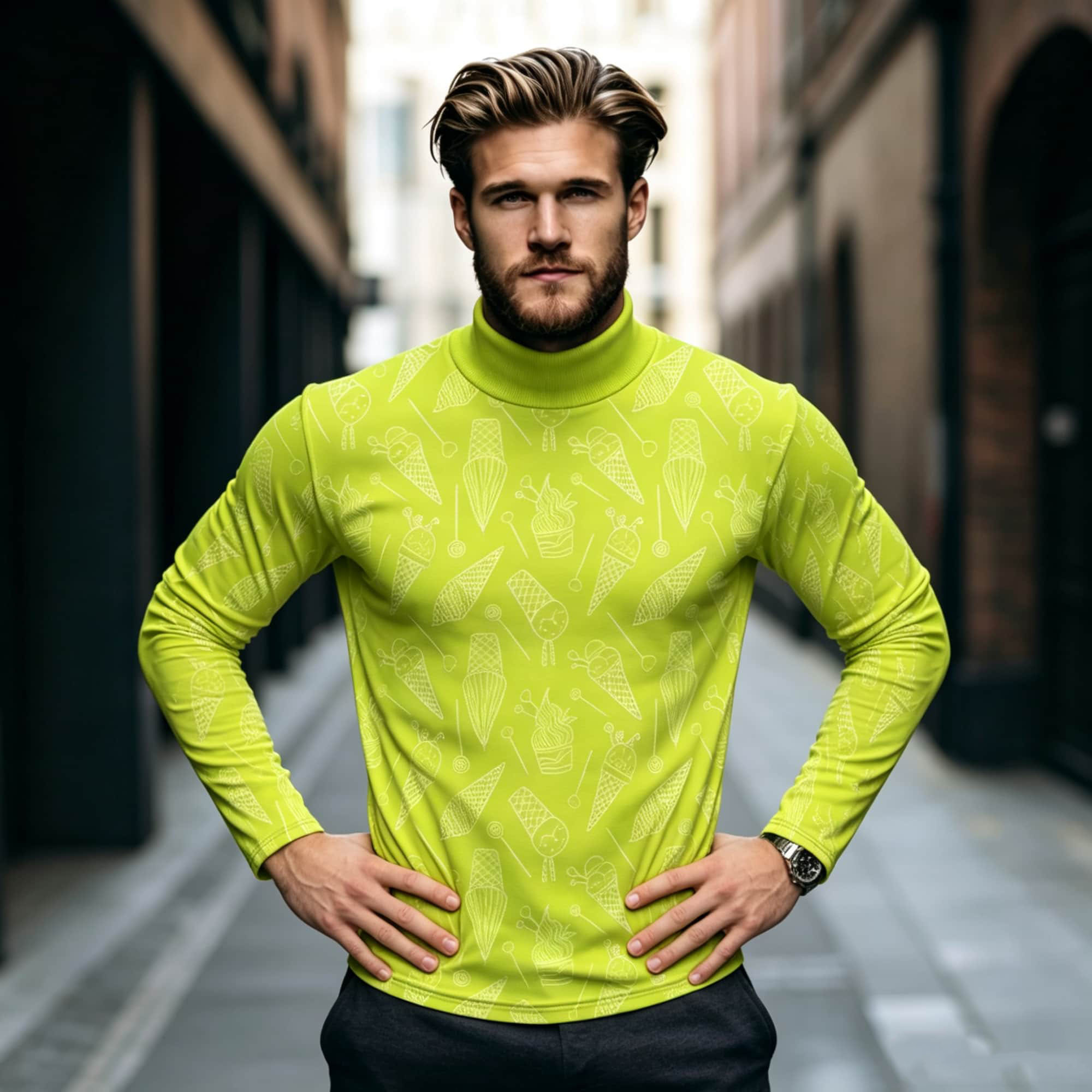 Neuartiges Dessert-Grafik-Hemd – Fashion Streetwear Bewertung und Preis