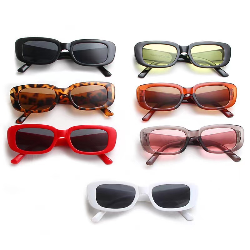 Neue kleine rechteckige sonnen – Street Fashion Photo Bewertung und Preis