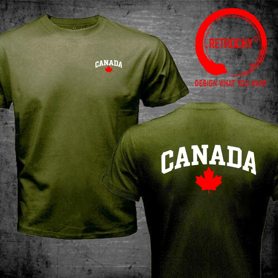 Kanada-T-Shirt mit lustigem Au – Street Fashion Canada Bewertung und Preis