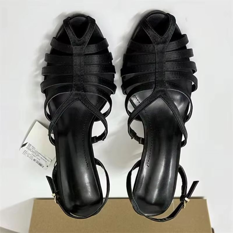 Street-Style Peeptoe-Sandalen  – Street Fashion Rome Bewertung und Preis