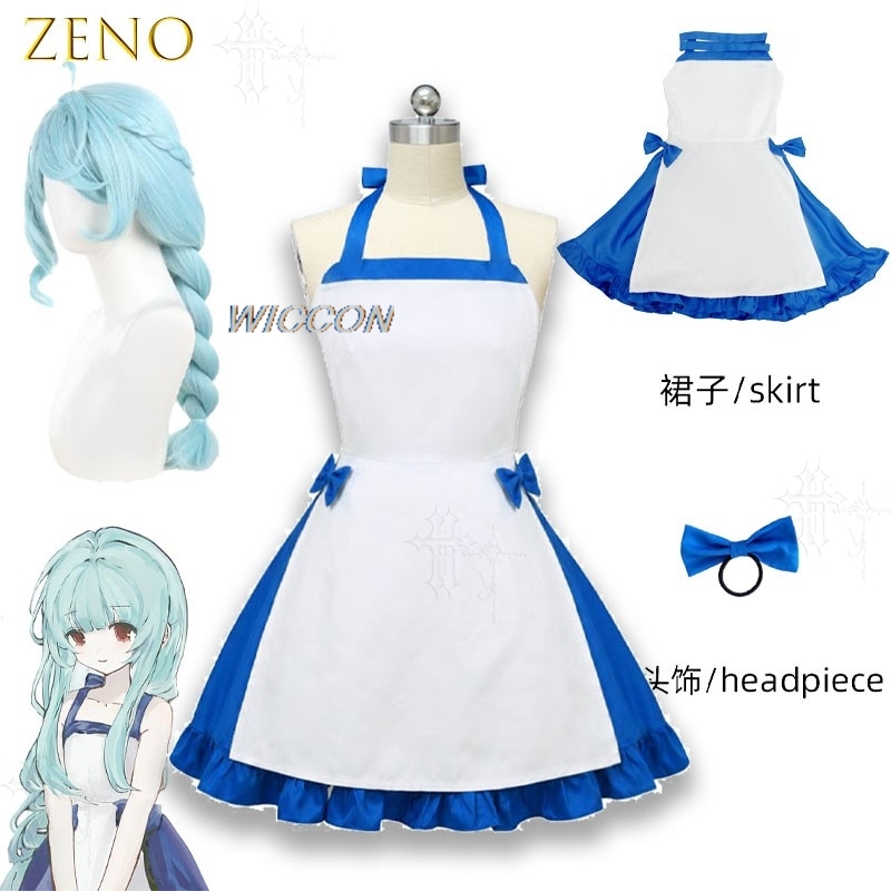 Blaues Charakter-Kostüm Zeno S – Japanese Street Fashion Female Bewertung und Preis