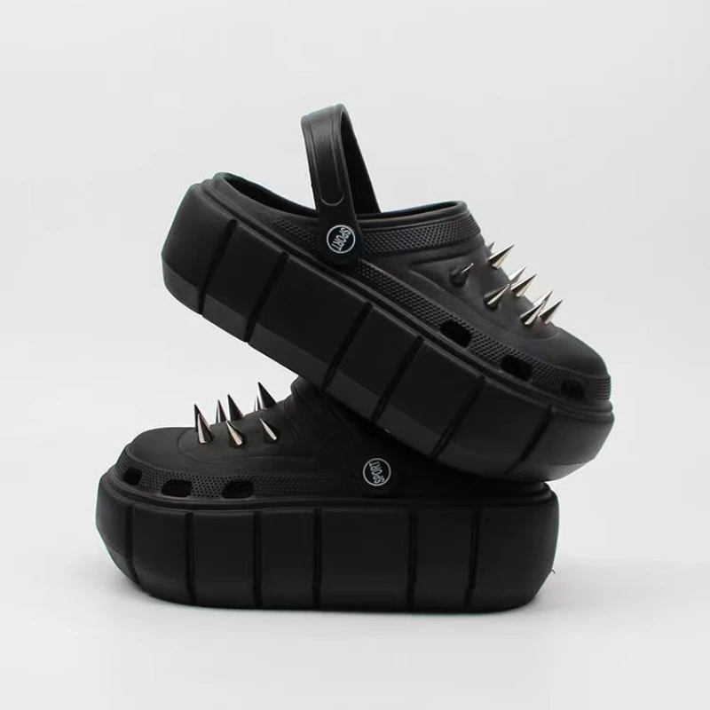 Y2K Stil Nietenloch Schuhe Dam – Street Fashion Y2K Bewertung und Preis