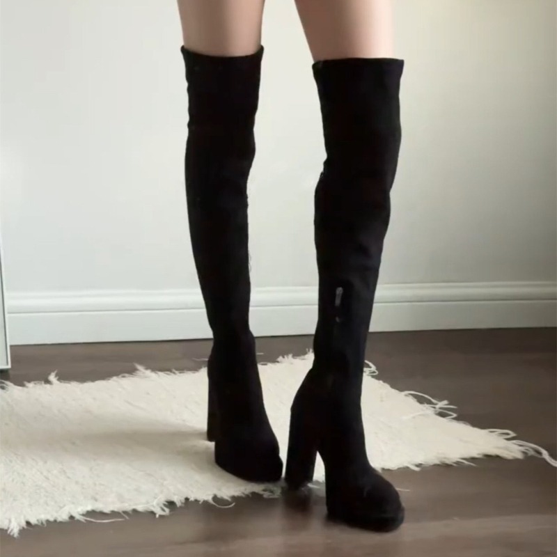 Nachtclub-Mode Damen Overknee- – Street Fashion Rome Bewertung und Preis