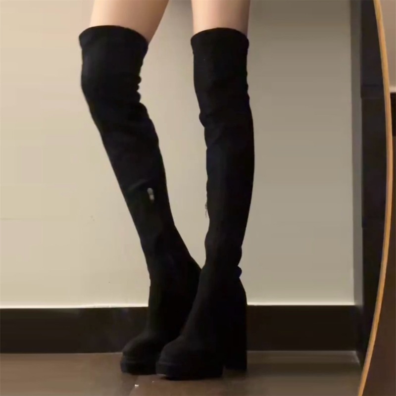 Nachtclub-Mode Damen Overknee- – Street Fashion Rome Bewertung und Preis