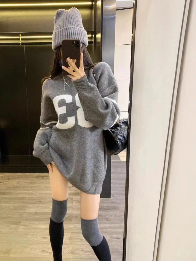 Y2K Vintage Strickpullover für – Fashion Streetwear Bewertung und Preis