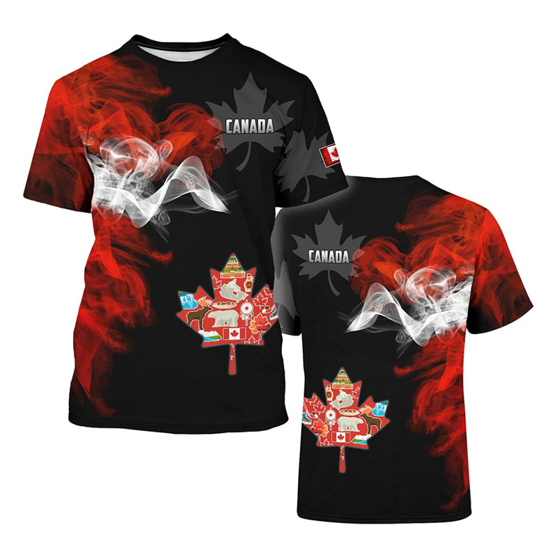 Modisches Neues Kanada T-Shirt – Street Fashion Canada Bewertung und Preis