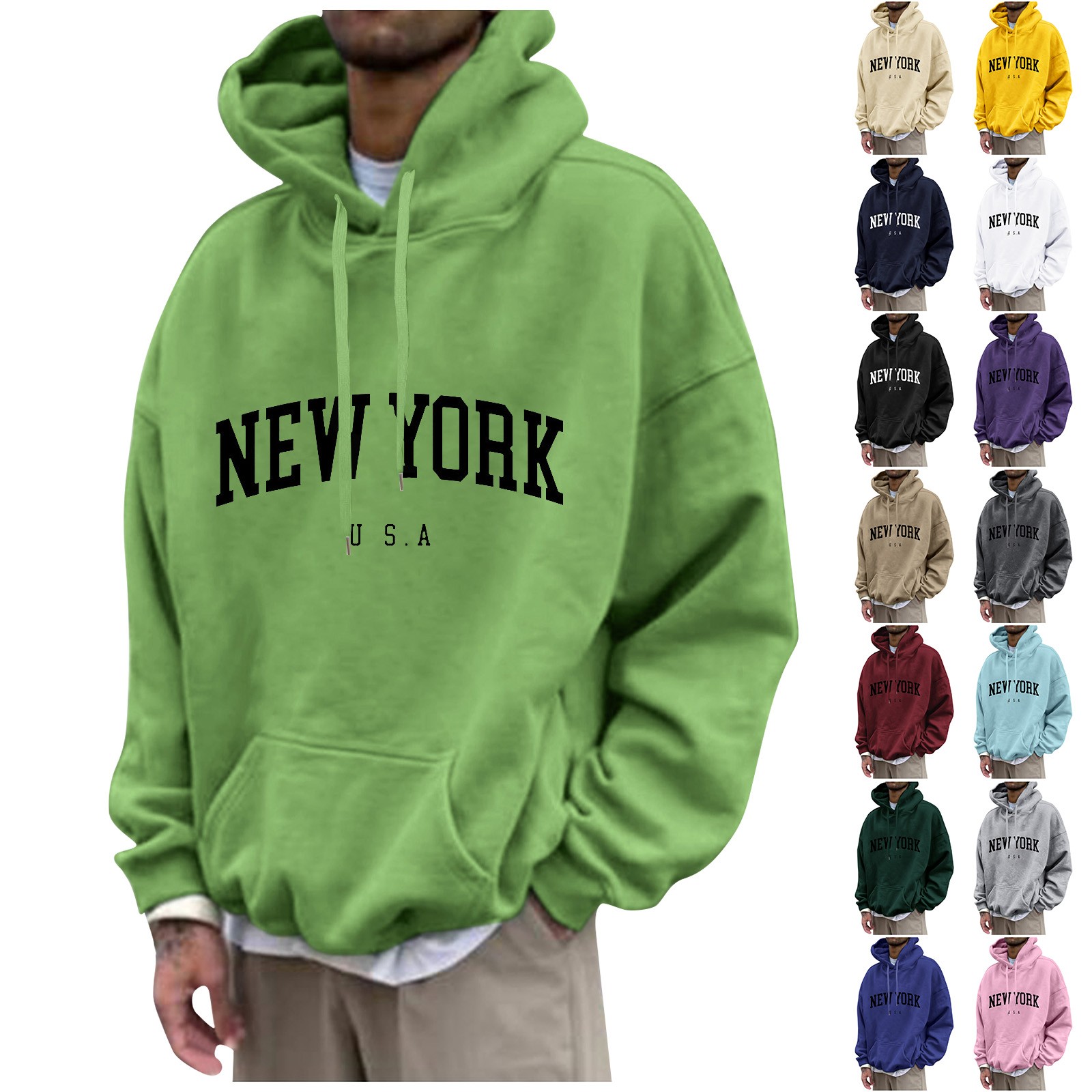 New York Print Herren Hoodies  – Street Fashion Of New York Bewertung und Preis