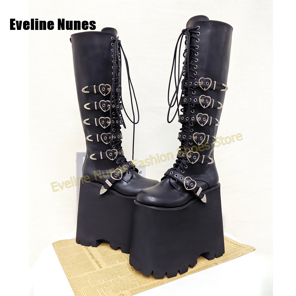 Y2K Gothic Lolita Hohe Plateau – Street Fashion Y2K Bewertung und Preis