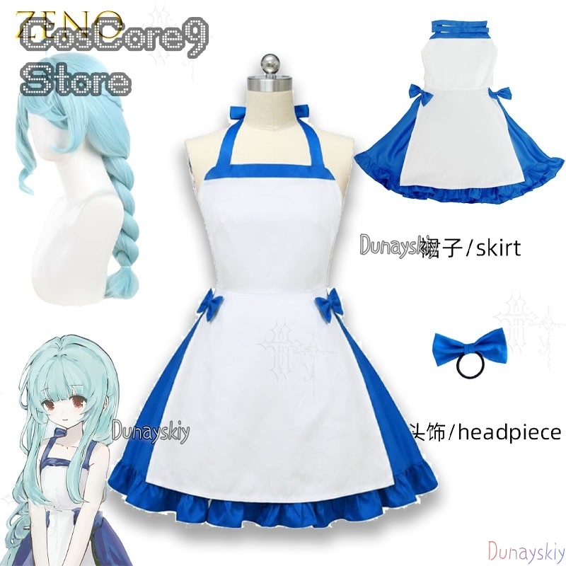 Blaues Charakter-Kostüm Zeno S – Japanese Street Fashion Female Bewertung und Preis