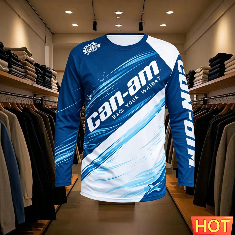 Motorrad-Renn-Langarm-T-Shirt  – Fashion Streetwear Bewertung und Preis
