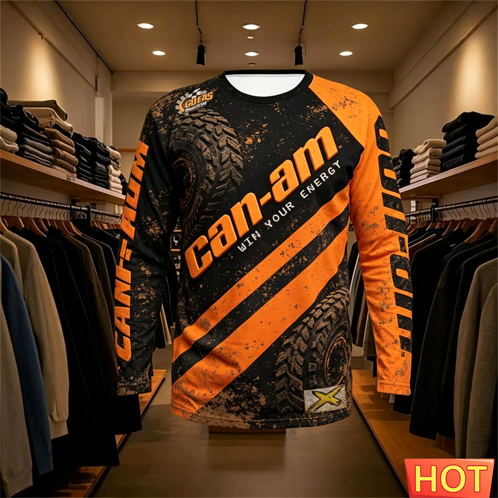 Motorrad-Renn-Langarm-T-Shirt  – Fashion Streetwear Bewertung und Preis